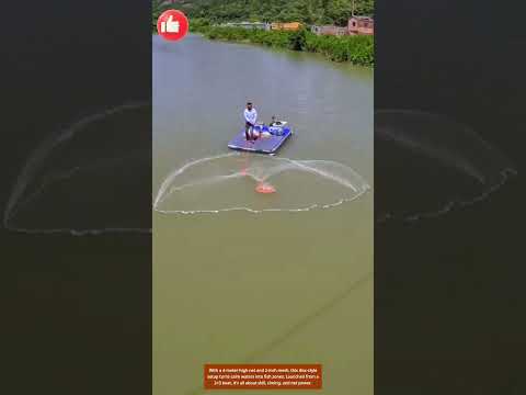 Massive Cast, Precision Catch — 4M Seine Net in Action 🎣🚤