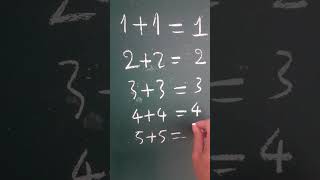 5+5 ? #youtubeshorts #calculation #logic #maths #matemáticas #lovemath