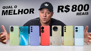 Melhores CELULARES até R$800 de CADA MARCA (2025)