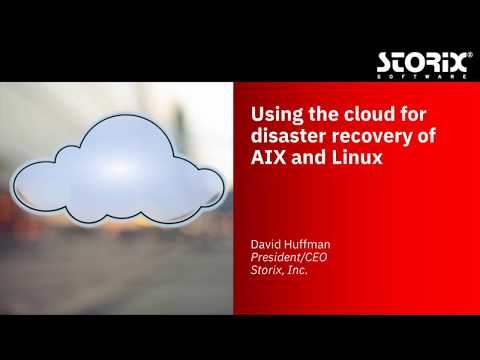 Using the cloud for disaster recovery of AIX and Linux