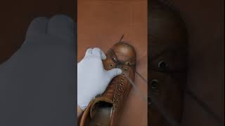 ASMR Boots Chippewa 1901 M35 Bridgeman with Huberd's grease!! #asmr #bootcare #chippewaboots
