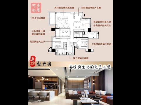 【牡丹園】河畔豪景品味三房+坡道平面雙車位