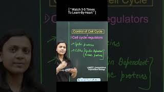 " How To Control Of Cell Cycle " With QuickShot Biology | #poonam Ma'am |   #shorts #biology #neet