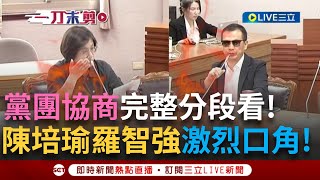 一刀未剪│ 陳培瑜大戰羅智強! 黨團協商「柯建銘送紀律委員會」無共識 會議協商內容一次看!  #0731黨團協商EP1│焦點人物大現場20250731│三立新聞台
