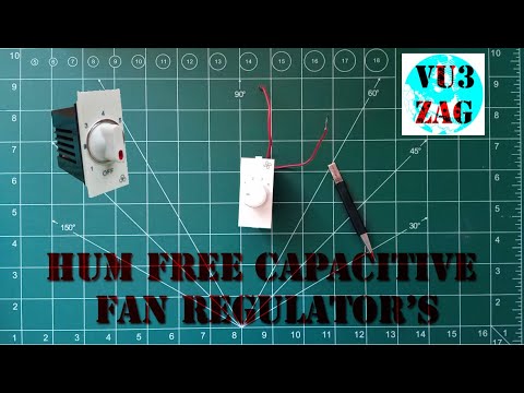 Hum Free Capacitive Fan Regulator