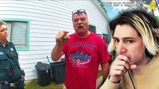 When Your Crazy Uncle Meets the Police | xQc Reacts