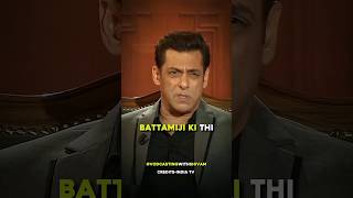 Salman khan angry on zubair khan 👀🔥|| ft. @IndiaTV #shorts #salmankhan