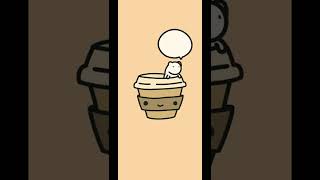 Hope this little guy makes you smile :) #animation #cuteart #cutecat #coffeeart #illustration