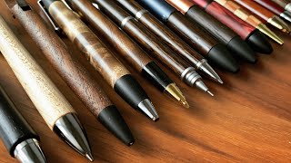 Introducing all the wooden pens I have [Stationery / mechanical pencil / ballpoint pen / multi pen]