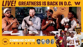 LIVE! WR Legend Gary Clark + MEGA MAILBAG!!! | Command Center Podcast | Washington Commanders | NFL
