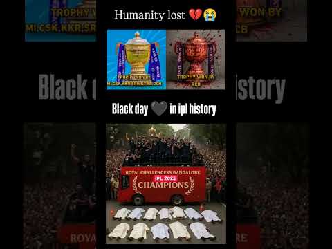 11 people Killed by RCB celebration #11people##rcb #shortsfeed