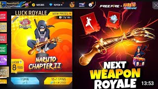 NEXT WEAPON ROYALE FREE FIRE #freefire #ffritesh #freefireindiaofficial #rasmicraaz 