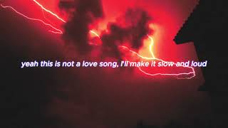 Elvis Drew - not a love song (Lyric Video)