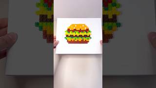 Satisfying Reverse Pixel Art ASMR #hamburger #햄버거 #blocktoys #oddlysatisfying #cute #toydreams