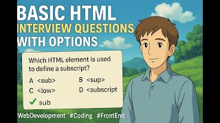 HTML Interview Questions & Answers (Part 2) | Basic & Beginner-Level HTML MCQs