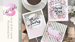 Step-by-Step Card Making with the Simon Says Stamp August 2025 Card Kit | Unboxing, plus 3 Cards