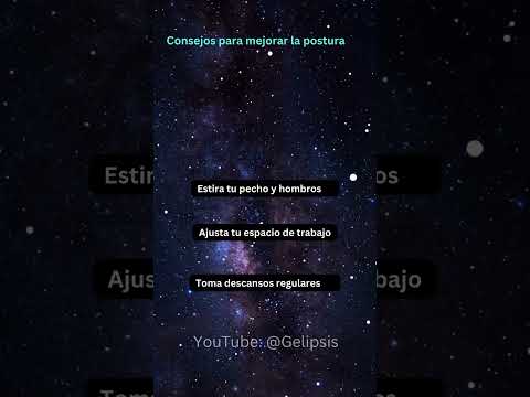 Consejos para mejorar la postura