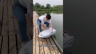 electric super boat⛵😍~NewViral Gadgets,Smart Appliances,KitchenUtensils/Home Inventions #shorts
