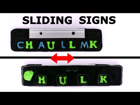 Useful 3D Pen Creations- SLIDING SIGNS