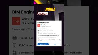 Construction /Engineering/Bim jobs/#noida  #Freshers/Hiring 2024🔥#jobs #mumbai#sds2#company