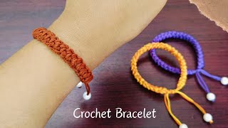 📿 Very Easy and Simple Crochet Bracelet 📿 Crochet Romanian Cord‼️crochet for beginners