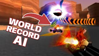CTR but the AI are speedrunners... and they use items