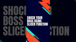 How to use Slicer Function in excel #excel #mexcel #excelsolutions #exceltips #exceltricks