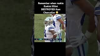 Rookie Zeke was unreal #ezekielelliott #cowboys #kamchancellor #seahawks #nfl #zingersports