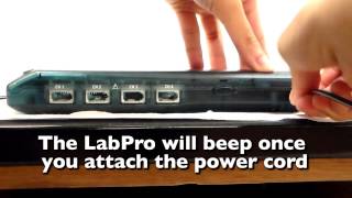 How to Set-up the LabPro Apparatus for Lab 4 (Gas Laws)