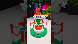 Independence day Special Craft Idea ❤️ Independence day Flag making 🇮🇳🇮🇳 Jai Hind #shorts #short
