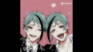 Happy birthday, my boys~! #notmyaudio #happybirthday #twistedwonderland #jadeleech #floydleech #twst