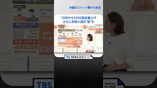 「節約したくてもできない」10月から6500品目値上げで子育て世帯がピンチ　粉ミルクに文房具、おもちゃまで…さらに手取り減の“壁”も｜TBS NEWS DIG #shorts