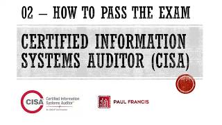 CISA Review Course - 02 - How to Pass the CISA Exam