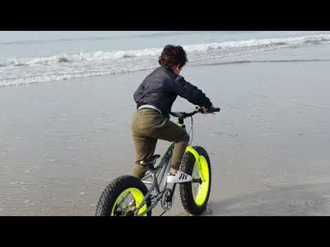 Yaden en zn nieuwe fiets!