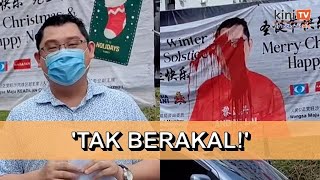 Empat kali banner disimbah cat merah - PKR Wangsa Maju lapor polis