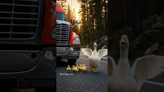 #NextFlameAI #AnimalStories this duck just save this man now
