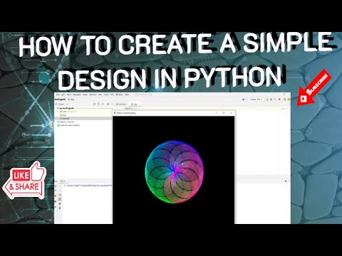 HOW TO CREATE A SIMPLE DESIGN IN 💻PYTHON  TAMIL - #coding