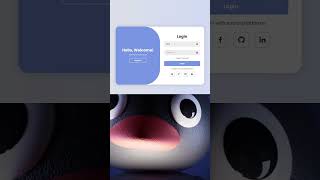 Login Page WIthout css vs including css 😎💀 #css #trend #coding