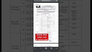 DSSSB Admit Card 2024 | Exam Date for Various Post Recruitment #dsssb #dsssb2024 #dsssbadmitcard