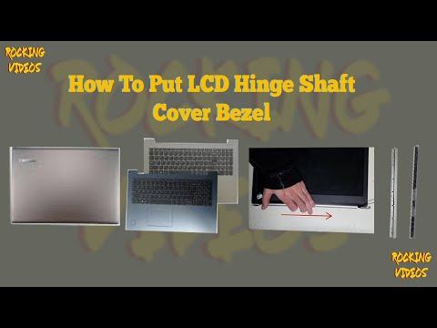 how to put Lcd hinge shaft cover bezel Lenovo ideapad 330 | Lenovo ideapad 330 broken bezel \ panel