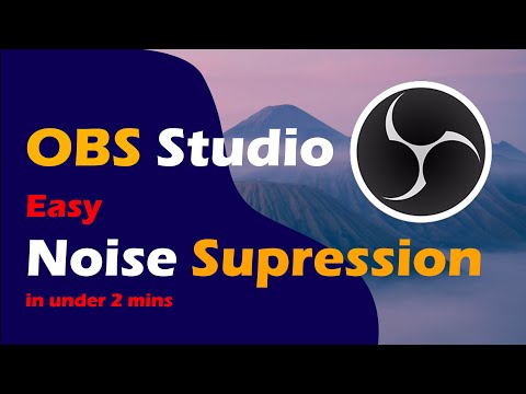 EASY Noise Supression In OBS Studio (2020)