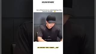 strong Namjoon 😂🤣 #btsshorts #btsrm #bts #rm #btsarmy #btsff #btsjk #bts_taekoomin_