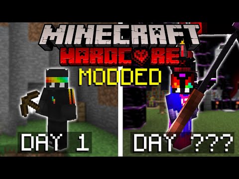 I Spent 100 Days in Modded Minecraft...