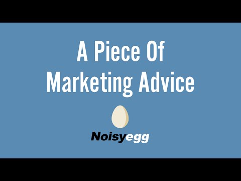 A small piece of marketing advice | A WordPress Video Tutorial