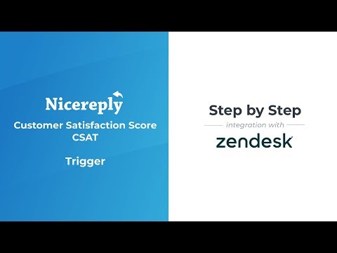 Setting up Nicereply CSAT trigger in Zendesk