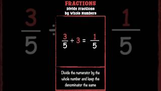 Divide Fractions by Whole Numbers | Maths with Mrs B.