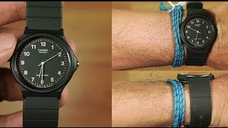 Casio standard MQ-24-1B  Black with resin band