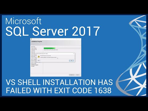 VS Shell installation has failed with exit code 1638 - FIXED in Hindi