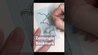 Zentangle bookmark #zia #禪繞書籤 #shorts #youtubeshorts