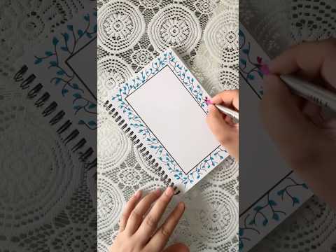 Easy border design #art #projectdesigns #projectideas #frontpagedesign #assignment #journal #school